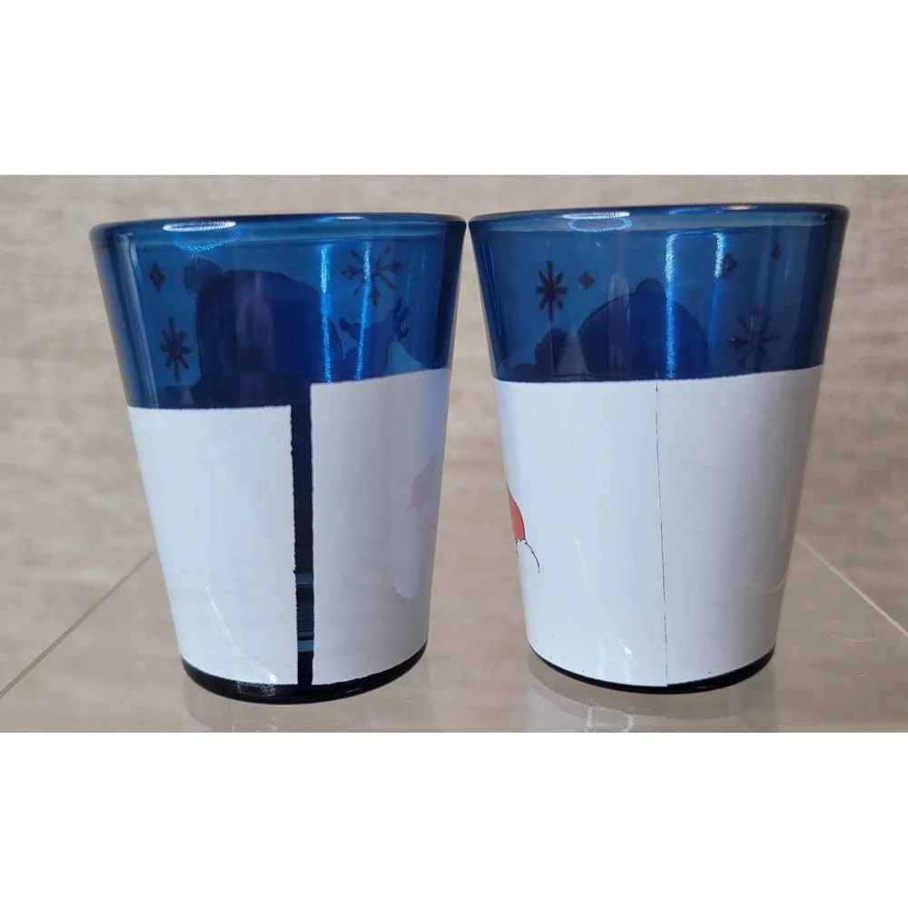 Disney Lilo and Stitch Shot Glass Collection Stitch Christmas Glass & Plastic
